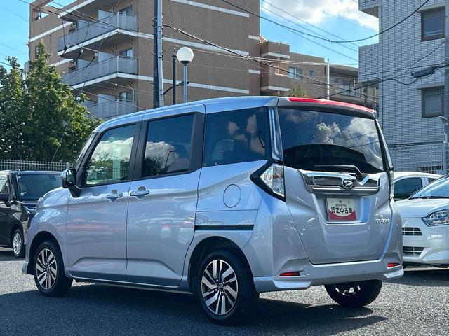 トールカスタムＧ　９インチディスプレイオーディオ　パノラマモニター保証　新車保証・まごころ保証　１年間・走行距離無制限付き・９インチディスプレイオーディオ装備・パノラマカメラ装備・ＬＥＤヘッドライト装備（東京都）の中古車
