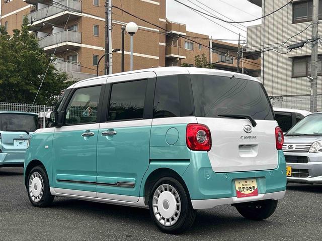 ムーヴキャンバスストライプスG 9インチディスプレイオーディオ装備保証 新車保証・まごころ保証 1年間・走行距離無制限付き・9インチディスプレイオーディオ装備・バックカメラ・LEDヘッドライト装備(東京都)の中古車