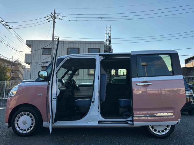 ムーヴキャンバスストライプスＧターボ保証　新車保証・まごころ保証　１年間・走行距離無制限付き・７インチナビ・バックカメラ・ドラレコ・ＥＴＣ装備・ＬＥＤヘッドライト装備・スマートアシスト装備（東京都）の中古車