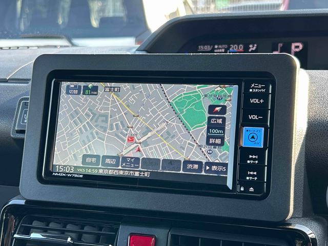タントカスタムＲＳ　７インチナビ装備保証　新車保証・まごころ保証　１年間・走行距離無制限付き・７インチナビ・パノラマカメラ・ドラレコ装備・ＬＥＤヘッドライト装備・シートヒーター装備（東京都）の中古車