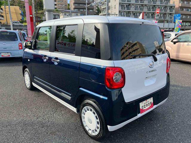 ムーヴキャンバスストライプスＧターボ保証　新車保証・まごころ保証　１年間・走行距離無制限付き（東京都）の中古車
