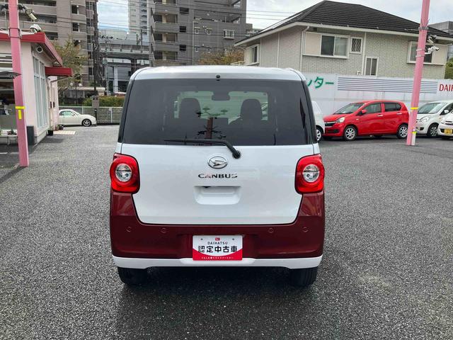 ムーヴキャンバスストライプスＧターボ保証　新車保証・まごころ保証　１年間・走行距離無制限付き（東京都）の中古車