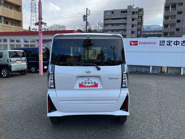 タントカスタムＲＳ　届け出済み未使用車保証　新車保証・まごころ保証　１年間・走行距離無制限付き（東京都）の中古車