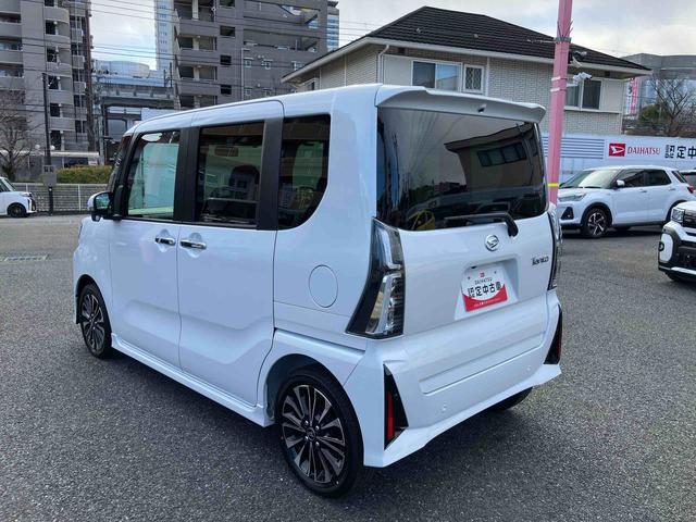 タントカスタムＲＳ　届け出済み未使用車保証　新車保証・まごころ保証　１年間・走行距離無制限付き（東京都）の中古車