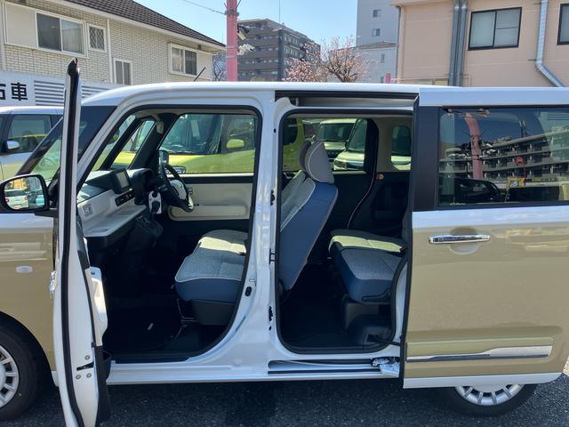 ムーヴキャンバスストライプスＧターボ　純正ナビ・バックカメラ・ドラレコ保証　新車保証・まごころ保証　１年間・走行距離無制限付き（東京都）の中古車