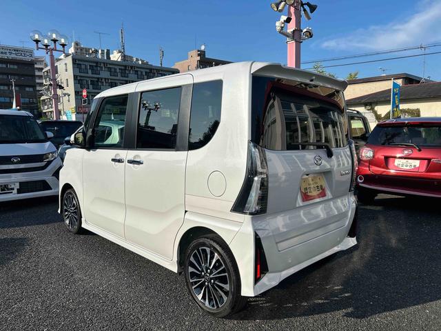 タントカスタムＲＳ保証　新車保証・まごころ保証　１年間・走行距離無制限付き・９インチディスプレイオーディオ装備・ＬＥＤヘッドライト装備・ＬＥＤフォグ装備・シートヒーター装備（東京都）の中古車