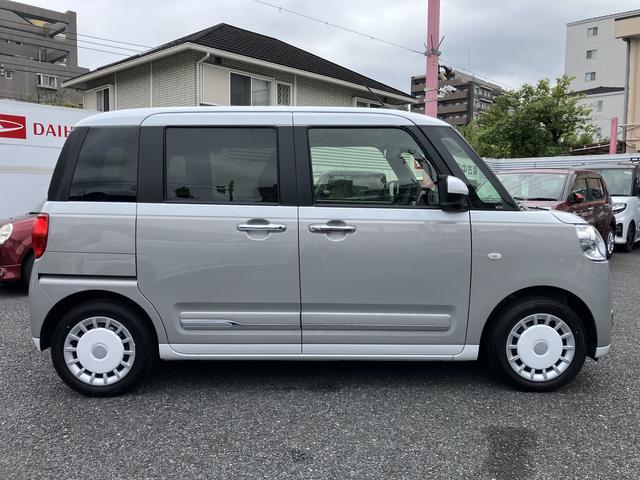 ムーヴキャンバスストライプスＧターボ　純正ナビ・バックカメラ・ドラレコ保証　新車保証・まごころ保証　１年間・走行距離無制限付き・７インチナビ・バックカメラ・ドラレコ・ＥＴＣ装備・ＬＥＤヘッドライト（東京都）の中古車
