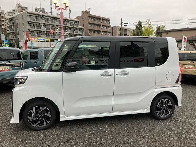タントカスタムXリミテッド保証 新車保証・まごころ保証 1年間・走行距離無制限付き・スマートクルーズパック・アダプティブクルーズコントロール付き・パノラマカメラ装備(東京都)の中古車