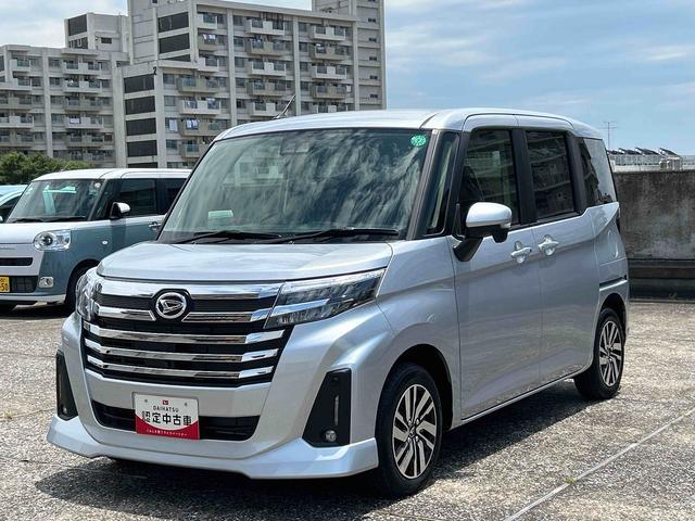 トールカスタムＧ　両側電動スライドドア　ＬＥＤヘッドランプ保証１年間距離無制限付き　電動パーキングブレーキ　アダプティブクルーズコントロール　ＬＥＤフォグランプ　ＬＥＤヘッドランプ　両側電動スライドドア　サンシェード　シートアンダートレイ（東京都）の中古車