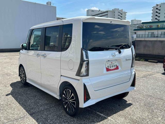 タントカスタムＲＳ　両側電動スライドドア保証　１年間・距離無制限付き（東京都）の中古車