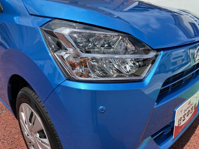 ミライースＸ　ＳＡIII　ＬＥＤヘッドライト　バックカメラ対応保証１年間・距離無制限付き　ＦＭ／ＡＭラジオ　ＡＵＸ接続　アイドリングストップ車　ＣＶＴ　タイヤパンク修理キット　前後コーナーセンサー（東京都）の中古車