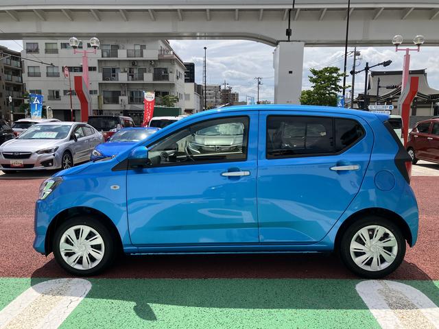 ミライースＸ　ＳＡIII　ＬＥＤヘッドライト　バックカメラ対応保証１年間・距離無制限付き　ＦＭ／ＡＭラジオ　ＡＵＸ接続　アイドリングストップ車　ＣＶＴ　タイヤパンク修理キット　前後コーナーセンサー（東京都）の中古車