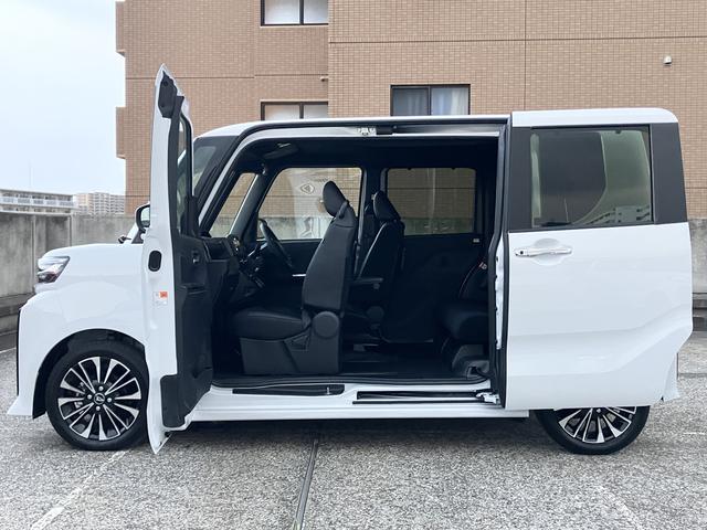 タントカスタムＲＳ　キーフリーシステム　前席シートヒーター保証　新車保証・まごころ保証　１年間・走行距離無制限付き　前席シートヒーター　電動パーキングブレーキ　キーフリーシステム　コーナーセンサー　両側電動スライドドア（東京都）の中古車