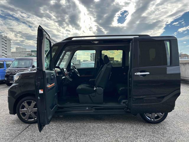 タントファンクロスターボ　前席シートヒーター　両側電動スライドドア保証　新車保証・まごころ保証　１年間・走行距離無制限付き　前席シートヒーター　電動パーキングブレーキ　キーフリーシステム　両側電動スライドドア　ＬＥＤヘッドランプ　ＬＥＤフォグランプ（東京都）の中古車