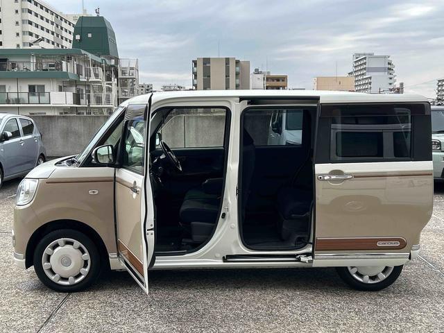 ムーヴキャンバスGブラックインテリアリミテッドSAIII 4WD ナビ保証 新車保証・まごころ保証 1年間・走行距離無制限付き 純正8インチナビ ETC車載器 ドライブレコーダー パノラマモニター 両側電動スライドドア LEDヘッドランプ 4WD アイドリングストップ(東京都)の中古車