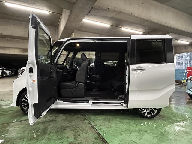 タントカスタムＲＳ　９インチディスプレイオーディオ装備保証　新車保証・まごころ保証　１年間・走行距離無制限付き・９インチディスプレイオーディオ装備・バックカメラ・ＬＥＤヘッドライト装備・シートヒーター装備（東京都）の中古車