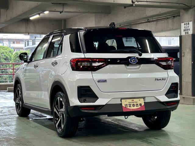 ロッキープレミアムG HEV 9インチディスプレイオーディオ装備保証 新車保証・まごころ保証 1年間・走行距離無制限付き・9インチディスプレイオーディオ装備・パノラマカメラ・ドライブレコーダー装備・ETC装備(東京都)の中古車