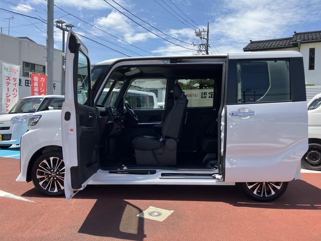 タントカスタムＲＳ　シートヒーター　電動パーキングブレーキ保証１年間距離無制限付き・ターボ・パノラマカメラ・シートヒーター・電動パーキングブレーキ・ＬＥＤフォグランプ・ＬＥＤヘッドランプ・両側電動スライドドア・シートバックテーブル（東京都）の中古車