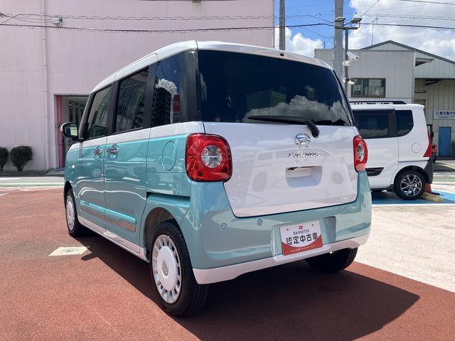 ムーヴキャンバスストライプスＧ保証　新車保証・まごころ保証　１年間・走行距離無制限付き・シートヒーター・両側電動スライドドア・全周囲カメラ（東京都）の中古車