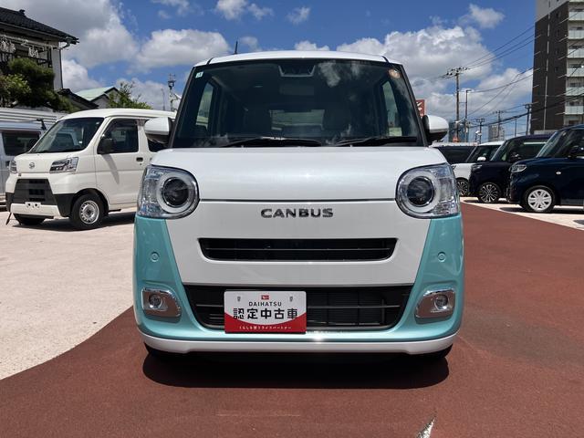 ムーヴキャンバスストライプスＧ保証　新車保証・まごころ保証　１年間・走行距離無制限付き・シートヒーター・両側電動スライドドア・全周囲カメラ（東京都）の中古車