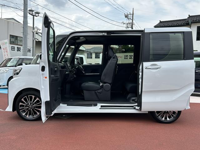 タントカスタムＲＳターボ・全周囲カメラ・両側電動スライドドア・ＣＤステレオ・シートヒーター（東京都）の中古車