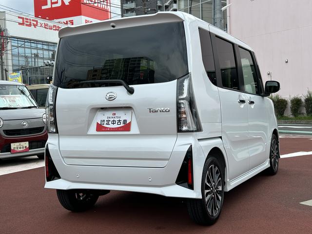タントカスタムＲＳターボ・全周囲カメラ・両側電動スライドドア・ＣＤステレオ・シートヒーター（東京都）の中古車