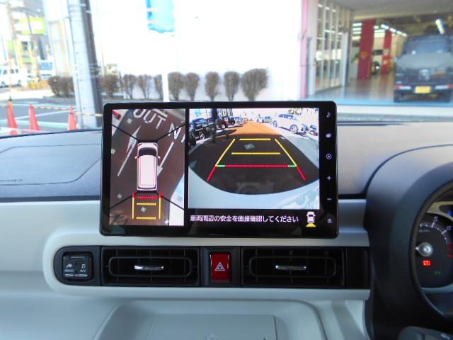 ムーヴキャンバスストライプスＧターボ車検整備付・１０インチナビ・ドラレコ・全周囲カメラ・クルーズコントロール・シートヒーター（東京都）の中古車