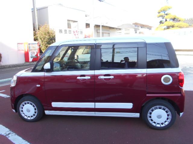 ムーヴキャンバスストライプスＧターボ車検整備付・１０インチナビ・ドラレコ・全周囲カメラ・クルーズコントロール・シートヒーター（東京都）の中古車