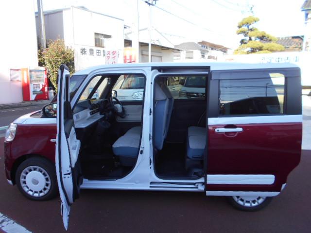 ムーヴキャンバスストライプスＧターボ車検整備付・１０インチナビ・ドラレコ・全周囲カメラ・クルーズコントロール・シートヒーター（東京都）の中古車