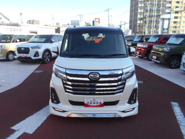 トールカスタムＧ　ターボ車検整備付・９インチディスプレイオーディオ・全周囲カメラ・後席モニター・ドラレコ・ＥＴＣ・クルーズコントロール・シートヒーター（東京都）の中古車