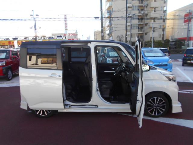 トールカスタムＧ　ターボ車検整備付・９インチディスプレイオーディオ・全周囲カメラ・後席モニター・ドラレコ・ＥＴＣ・クルーズコントロール・シートヒーター（東京都）の中古車