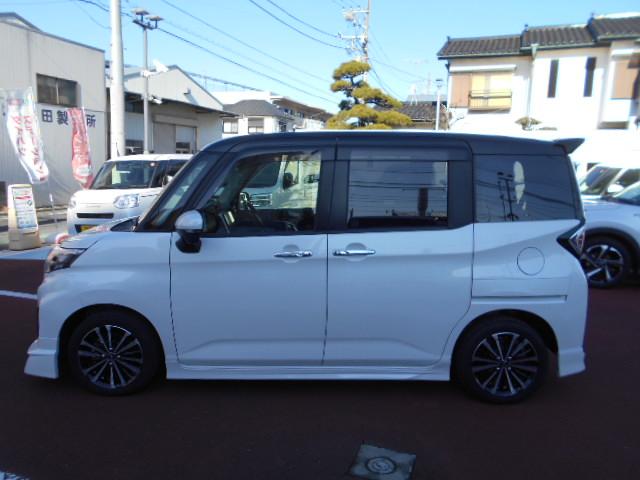 トールカスタムＧ　ターボ車検整備付・９インチディスプレイオーディオ・全周囲カメラ・後席モニター・ドラレコ・ＥＴＣ・クルーズコントロール・シートヒーター（東京都）の中古車