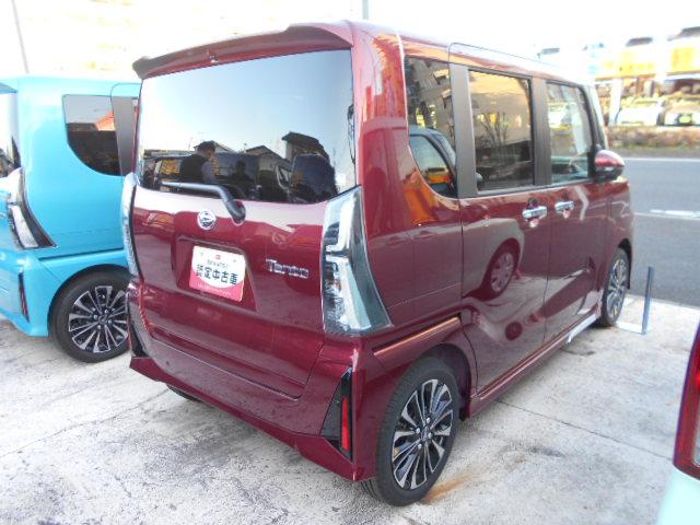 タントカスタムＲＳ届け出済み未使用車・クルーズコントロール・全周囲カメラ・ＥＴＣ・ターボ・シートヒーター（東京都）の中古車