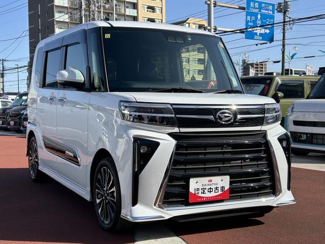 タントカスタムＲＳフルセグナビ・全周囲カメラ・ドラレコ・クルーズコントロール・ＥＴＣ・シートヒーター・ターボ・電動スライドドア（東京都）の中古車