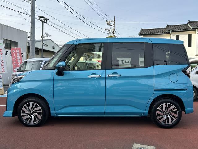 トールカスタムＧ　ディスプレイオーディオ　パノラマモニター保証１年間距離無制限付き・９インチディスプレイオーディオ・全周囲カメラ・クルーズコントロール・ＥＴＣ・両側電動スライドドア・電動パーキングブレーキ・キーフリーシステム・ＬＥＤヘッドランプ（東京都）の中古車