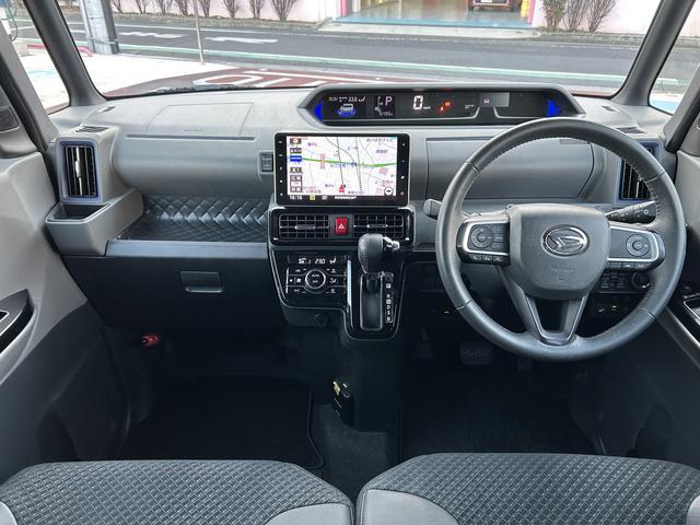 タントカスタムＲＳ　純正ナビ　ＥＴＣ　ドライブレコーダー保証１年間距離無制限付き・スマートパノラマパーキング・クルーズコントロール・運転席ロングスライドシート・９インチナビ・パノラマカメラ・ドラレコ・ＥＴＣ装備・両側電動スライドドア・ＬＥＤヘッドランプ（東京都）の中古車