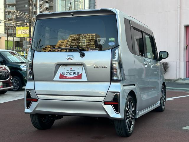 タントカスタムＲＳ　純正ナビ　ＥＴＣ　ドライブレコーダー保証１年間距離無制限付き・スマートパノラマパーキング・クルーズコントロール・運転席ロングスライドシート・９インチナビ・パノラマカメラ・ドラレコ・ＥＴＣ装備・両側電動スライドドア・ＬＥＤヘッドランプ（東京都）の中古車