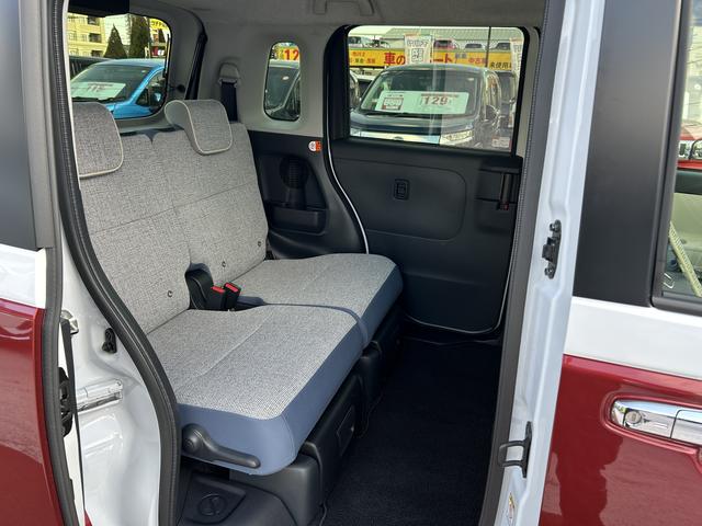 ムーヴキャンバスストライプスGCDステレオ・全周囲カメラシートヒーター・両側電動スライドドア・電動パーキングブレーキ(東京都)の中古車