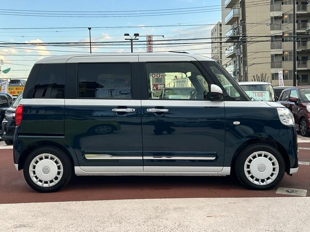 ムーヴキャンバスストライプスGターボフルセグナビ・ドラレコ・バックカメラ・クルーズコントロール・両側電動スライドドア・シートヒーター(東京都)の中古車