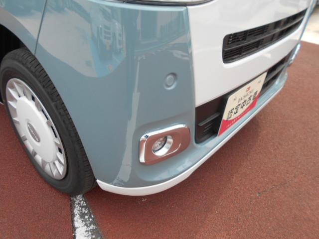 ムーヴキャンバスストライプスＧターボ　届け出済み未使用車４ＷＤ・ターボ・クルーズコントロール・全周囲カメラ・両側電動スライドドア・キーフリー（東京都）の中古車