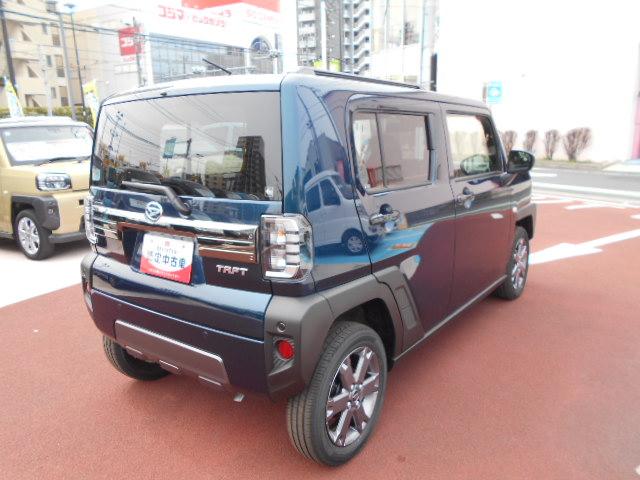 タフトGターボ ダーククロムベンチャー 届け出済み未使用車ターボ・クルーズコントロール・バックカメラ・シートヒーター・キーフリー(東京都)の中古車