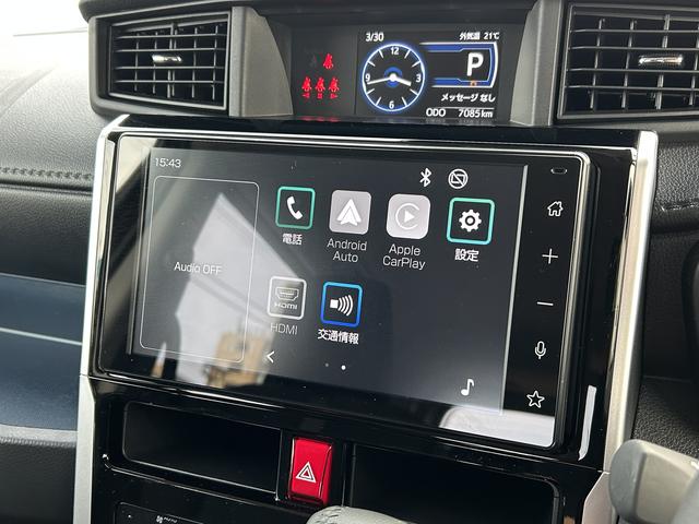 トールカスタムＧ　９インチディスプレイオーディオ　パノラマモニター保証　新車保証・まごころ保証　１年間・走行距離無制限付き（東京都）の中古車