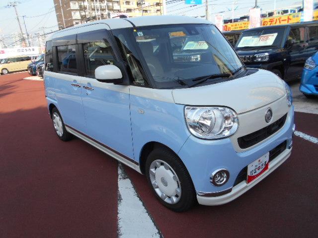 ムーヴキャンバスＸメイクアップ　ＳＡ２車検整備付・７インチナビ・パノラマカメラ・ドラレコ装備（東京都）の中古車