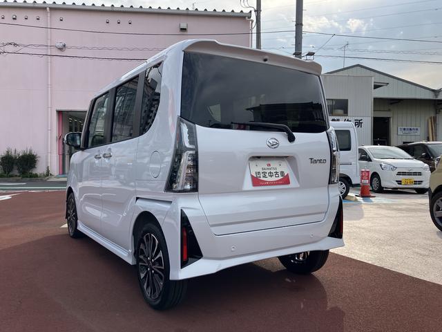 タントカスタムRS7インチナビ・バックカメラ・ドラレコ・ETC装備保証 新車保証・まごころ保証 1年間・走行距離無制限付き(東京都)の中古車