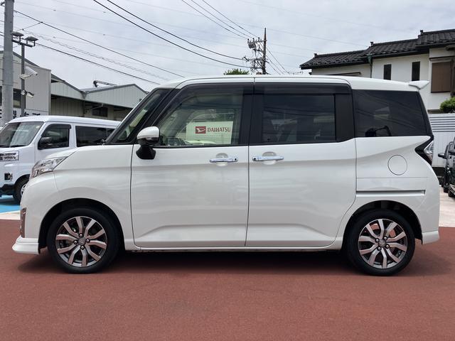 トールカスタムＧ　ターボ　ＳＡIII　ナビ　後席モニター保証　まごころ保証　１年間・走行距離無制限付き（東京都）の中古車