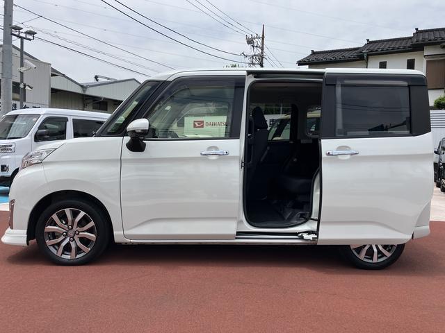 トールカスタムＧ　ターボ　ＳＡIII　ナビ　後席モニター保証　まごころ保証　１年間・走行距離無制限付き（東京都）の中古車