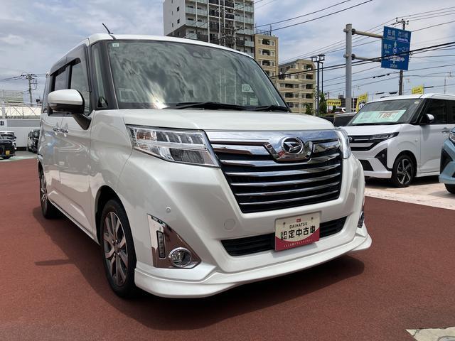 トールカスタムＧ　ターボ　ＳＡIII　ナビ　後席モニター保証　まごころ保証　１年間・走行距離無制限付き（東京都）の中古車