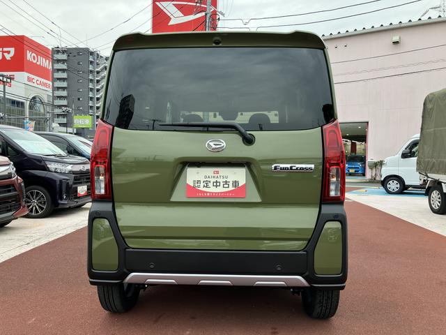 タントファンクロスターボ ナビ・ドラレコ・ETC・バックカメラ付保証 新車保証・まごころ保証 1年間・走行距離無制限付き・7インチナビ・バックカメラ・ドラレコ・ETC装備・LEDヘッドライト装備(東京都)の中古車