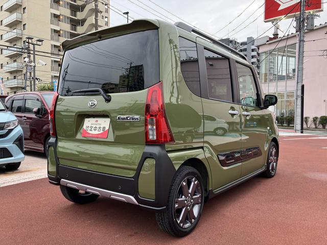 タントファンクロスターボ ナビ・ドラレコ・ETC・バックカメラ付保証 新車保証・まごころ保証 1年間・走行距離無制限付き・7インチナビ・バックカメラ・ドラレコ・ETC装備・LEDヘッドライト装備(東京都)の中古車