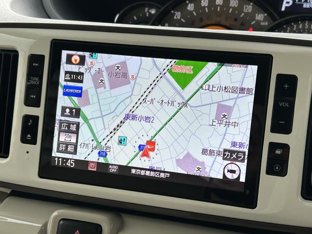 ムーヴキャンバスＧメイクアップＶＳ　ＳＡIII　ナビ付保証　まごころ保証　１年間・走行距離無制限付き・８インチナビ・パノラマカメラ・ドラレコ・ＥＴＣ装備・ＬＥＤヘッドライト装備（東京都）の中古車
